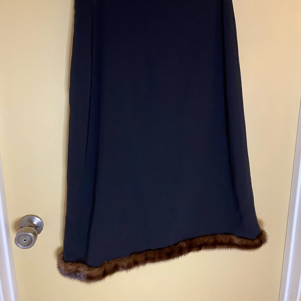 Isaac Mizrahi for Saks Fifth Ave Black Skirt w/fa